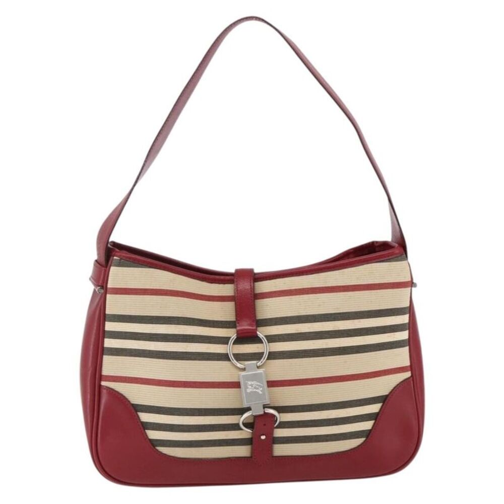 Burberry Blue Label Canvas Beige Canvas Shoulder Bag Bag